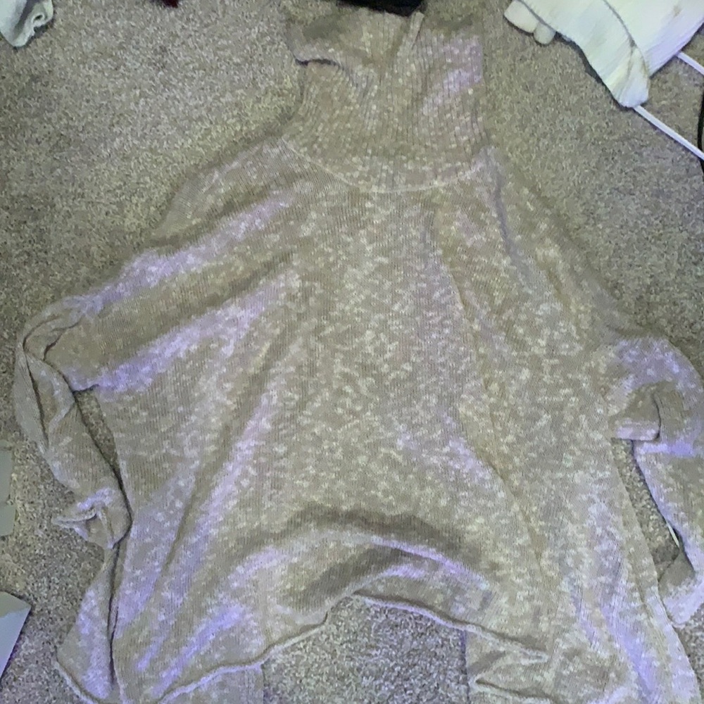 Open back turtleneck